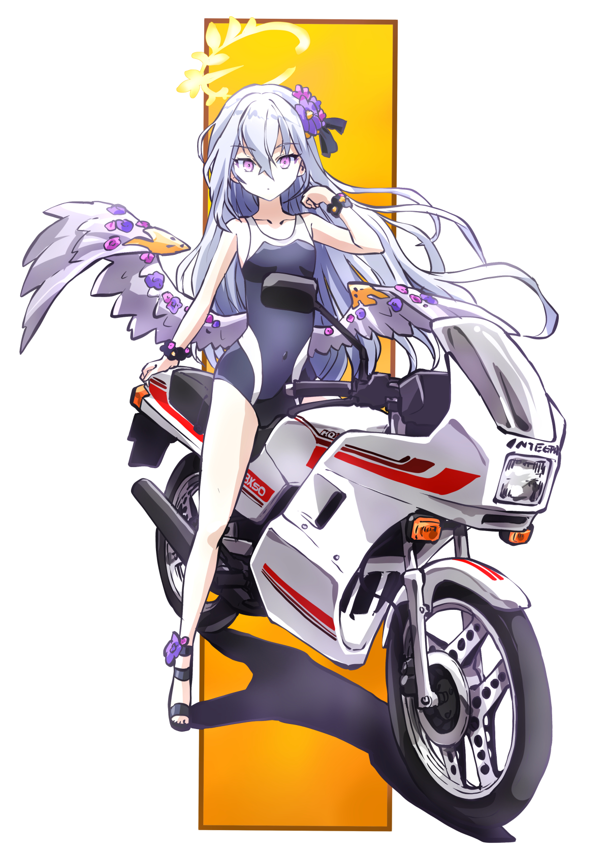 白洲アズサとホンダMBX50