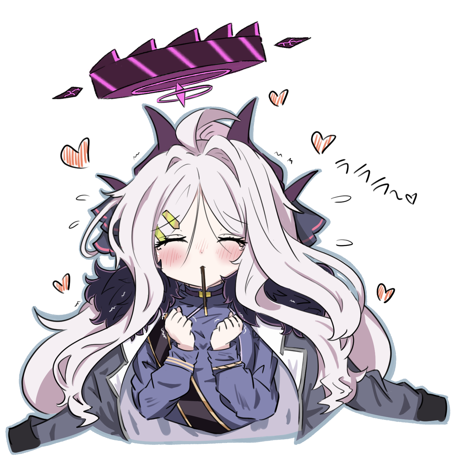 ヒナちゃんがポッキーを分けてあげたいって～