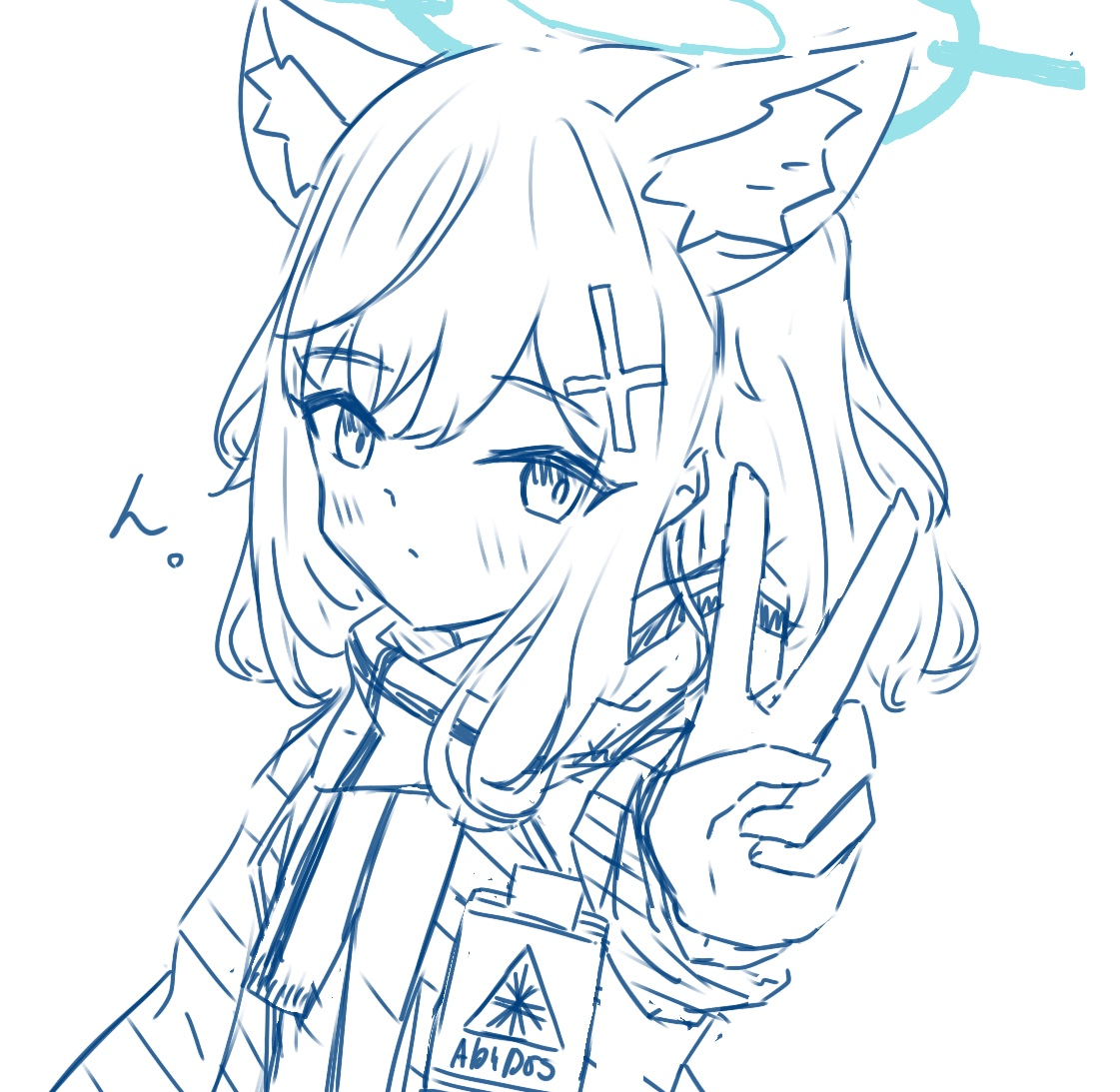 最近のブルアカ落書きズ