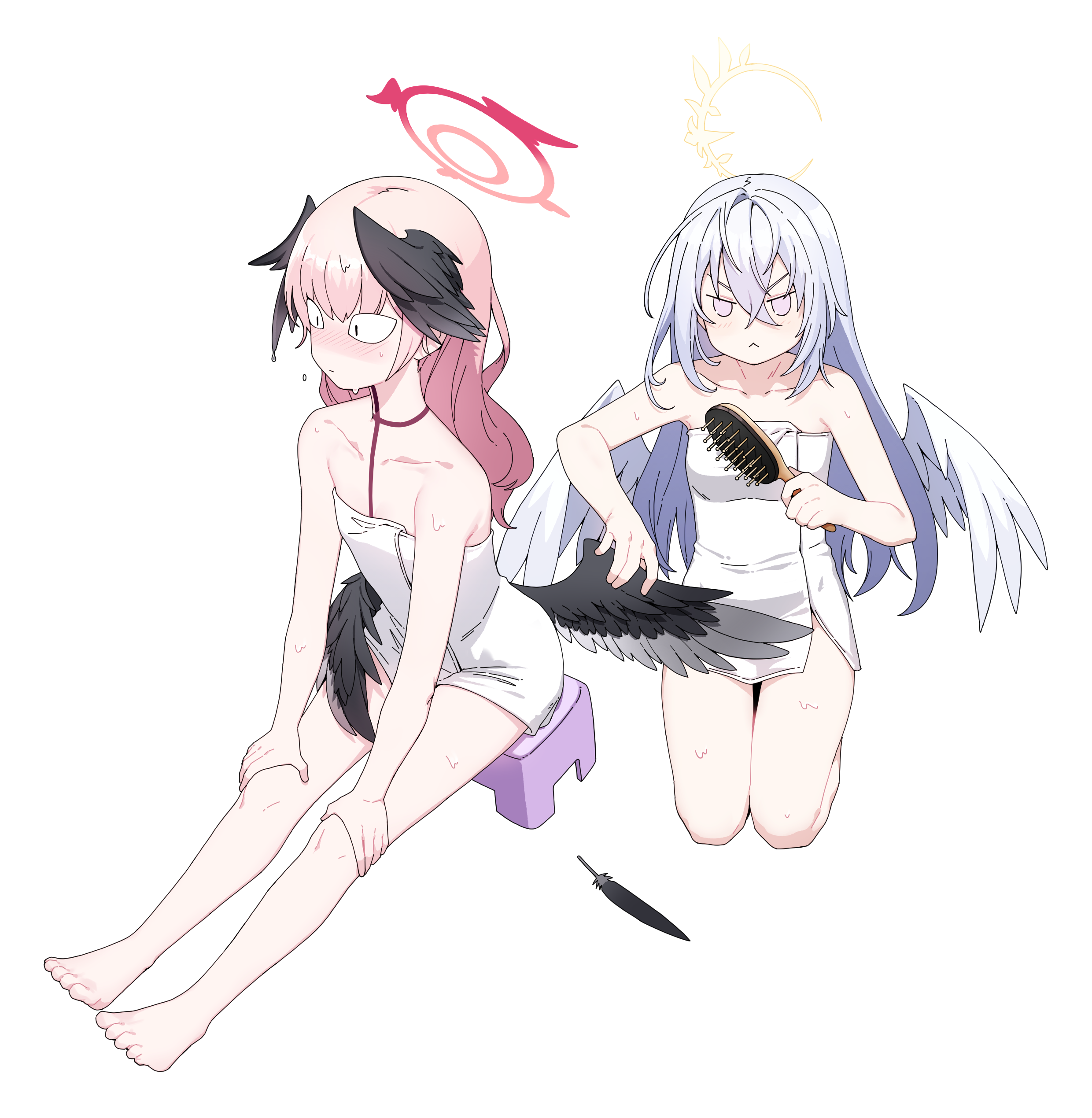 Koharu and Azusa