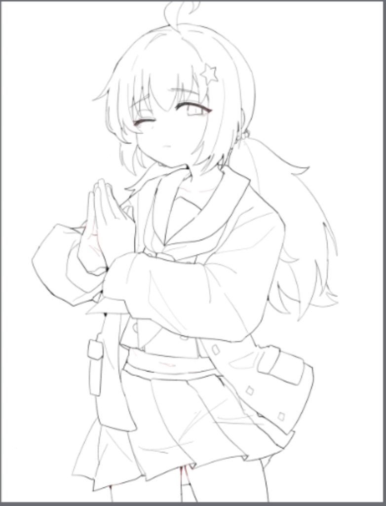 照れてるレイサちゃん