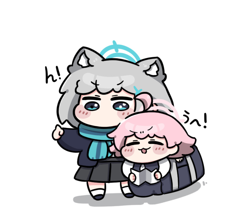 あちらが銀行の方向です！(저쪽이 은행방향이야!)
