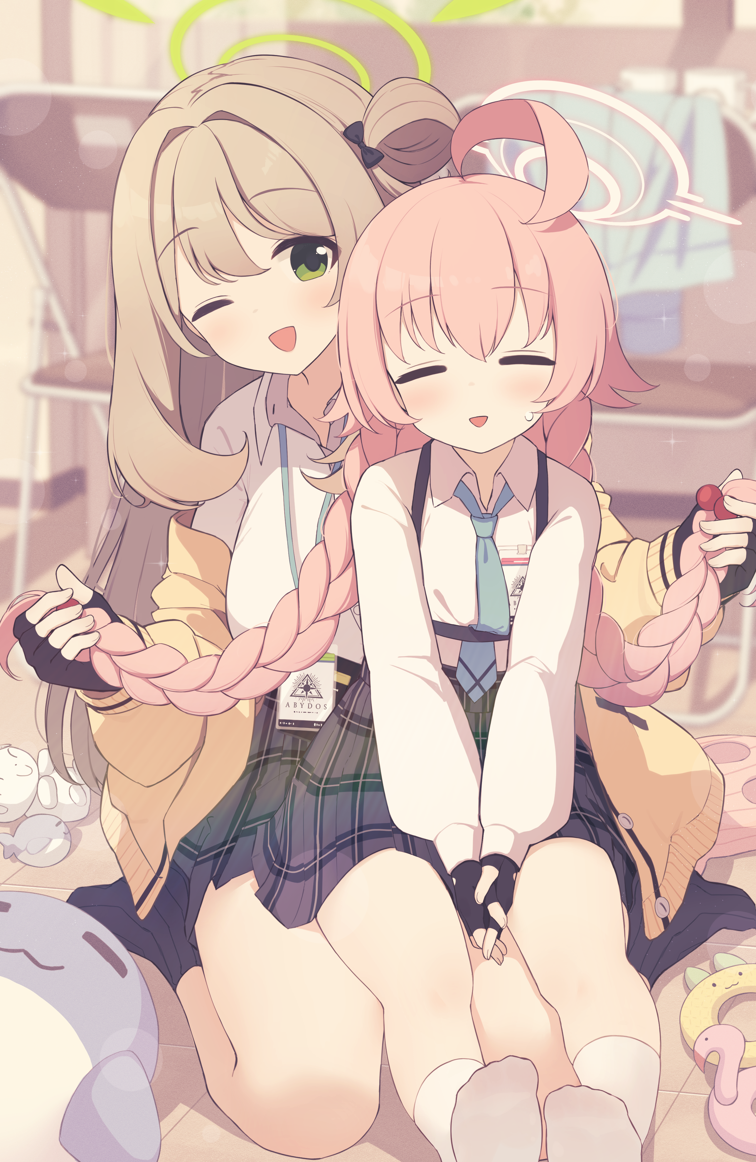 ノノミママ & 三つ編みホシノちゃん