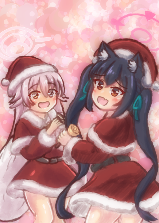 クリスマスホシノちゃんとセリカちゃん