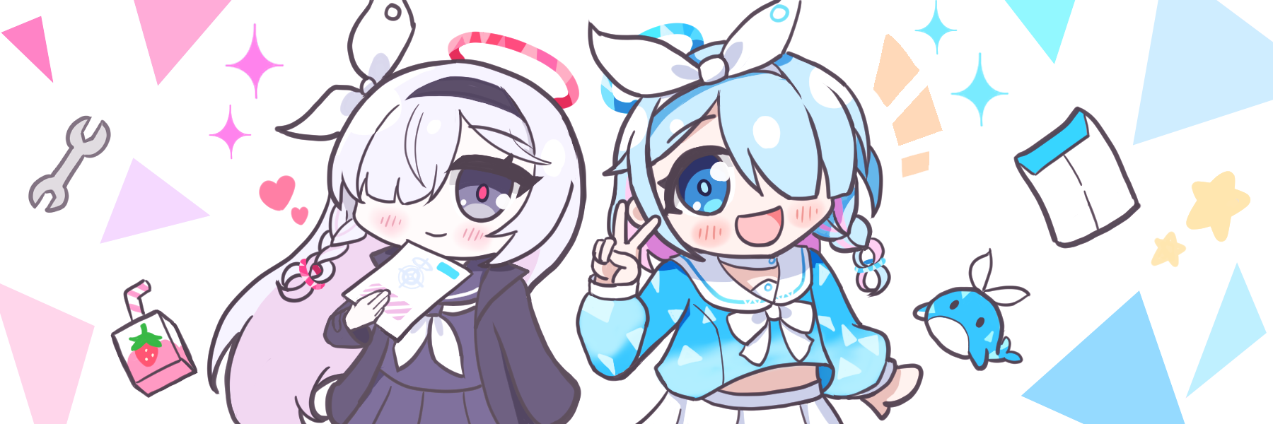 お絵描きまとめ（ブルアカ中心）