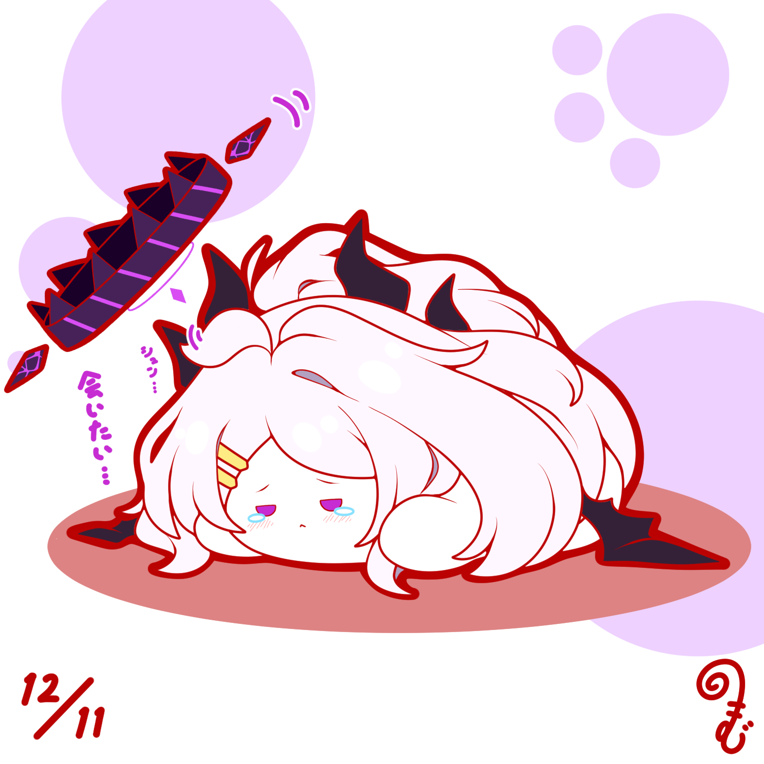 12月のおもちヒナちゃん