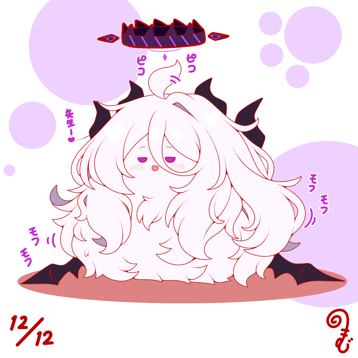 12月のおもちヒナちゃん