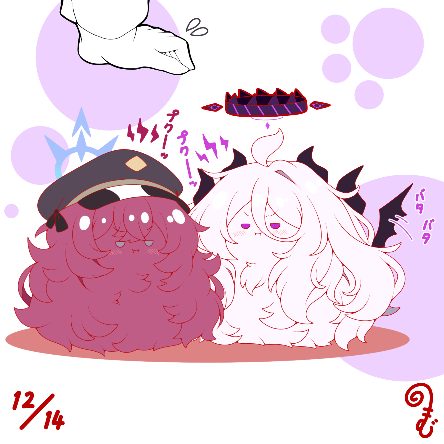 12月のおもちヒナちゃん