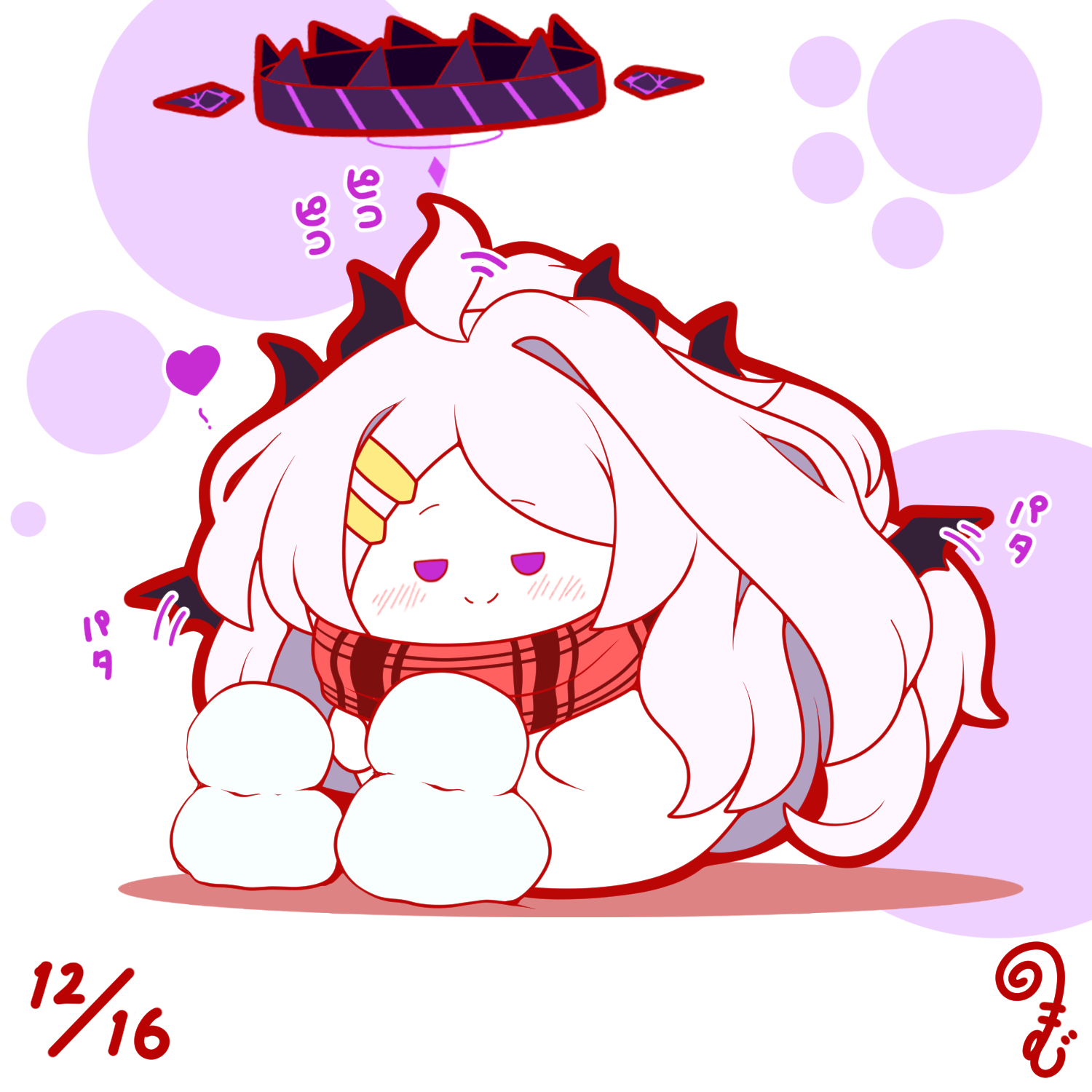 12月のおもちヒナちゃん