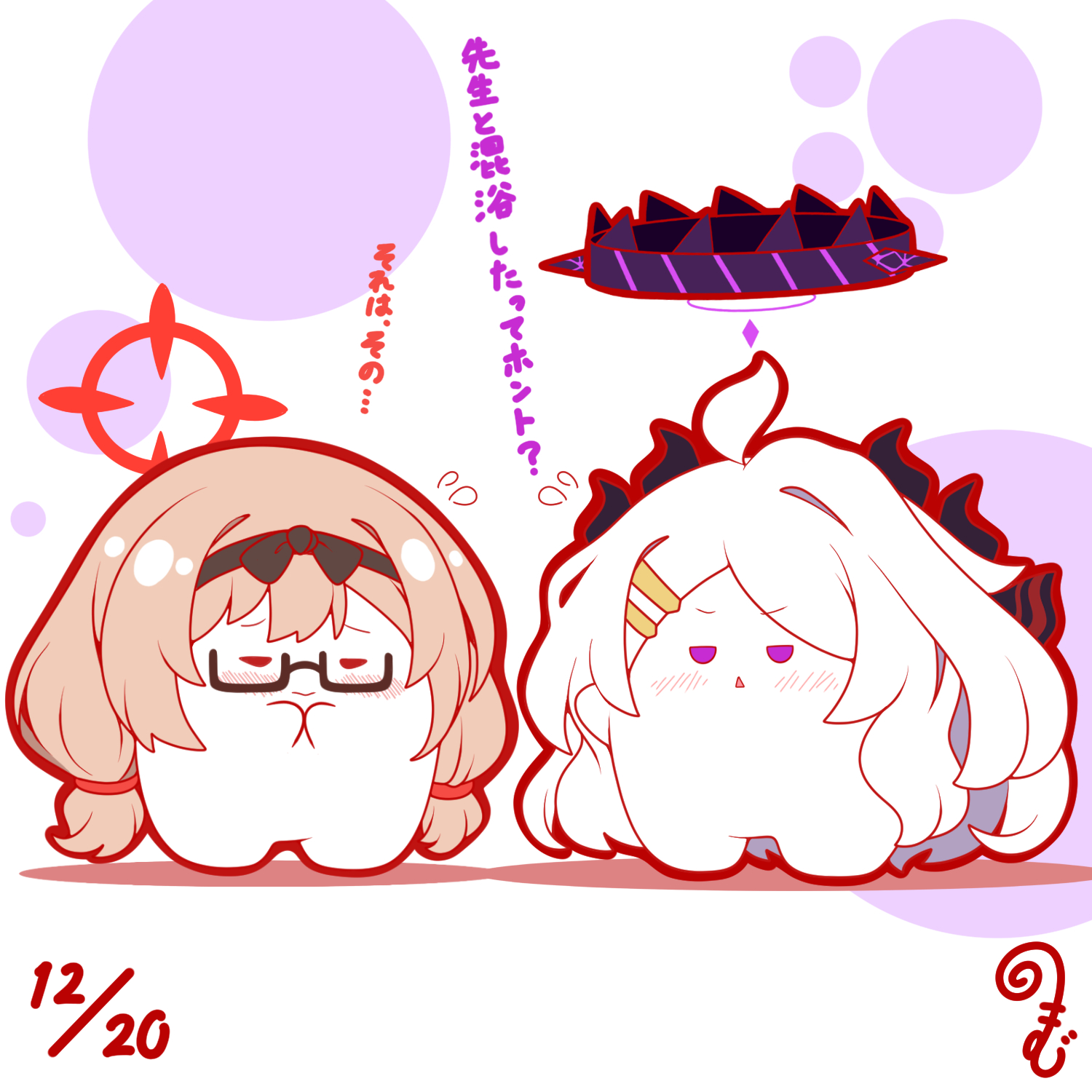 12月のおもちヒナちゃん