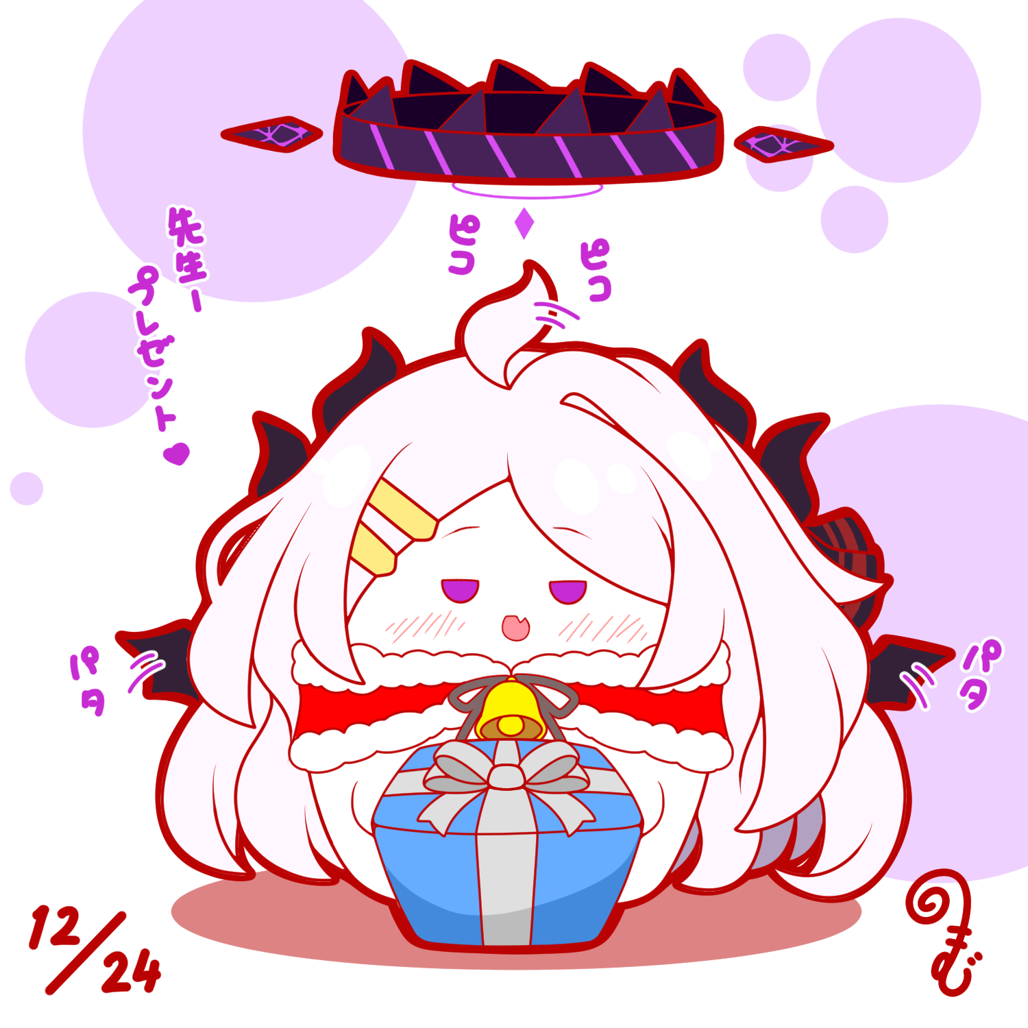 12月のおもちヒナちゃん