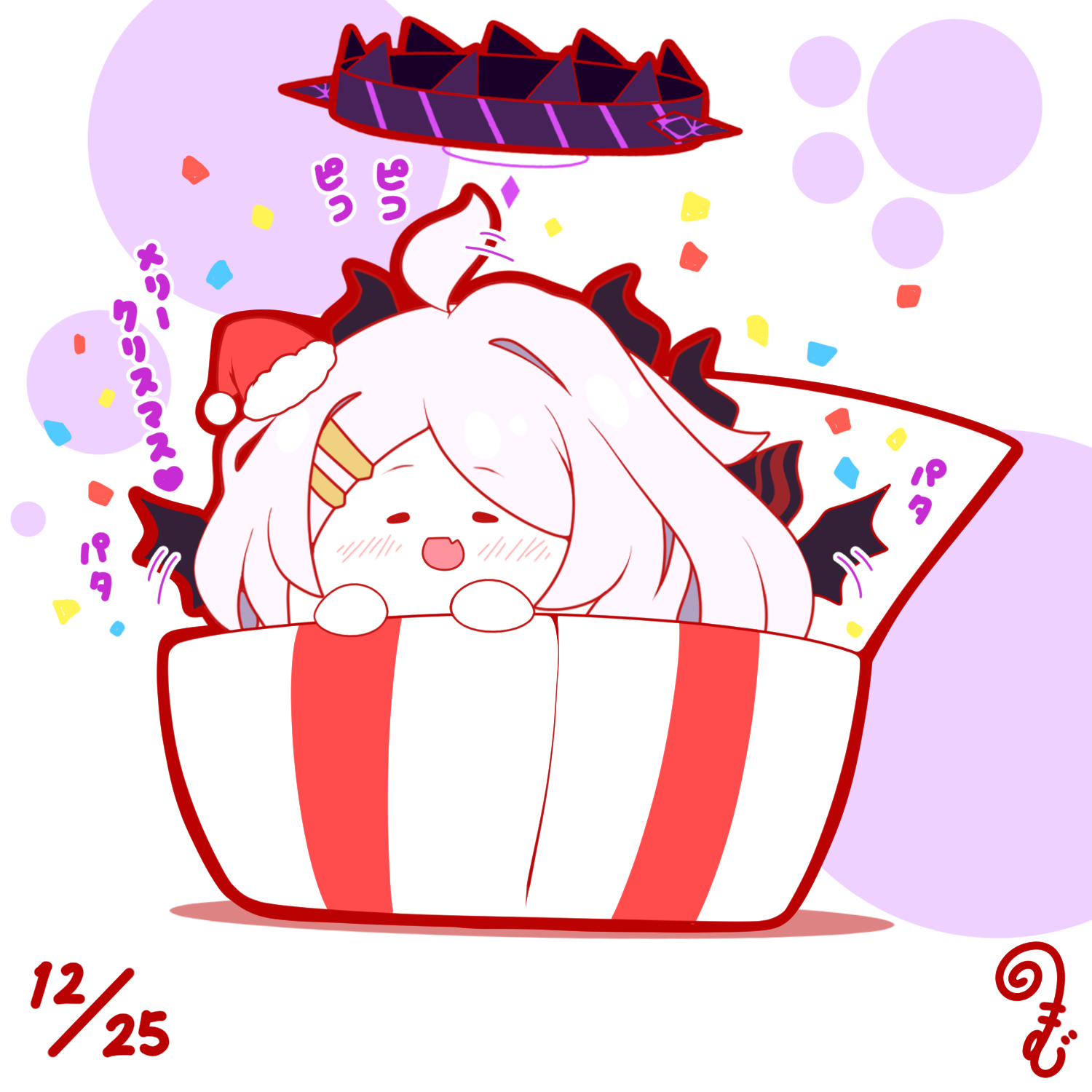 12月のおもちヒナちゃん