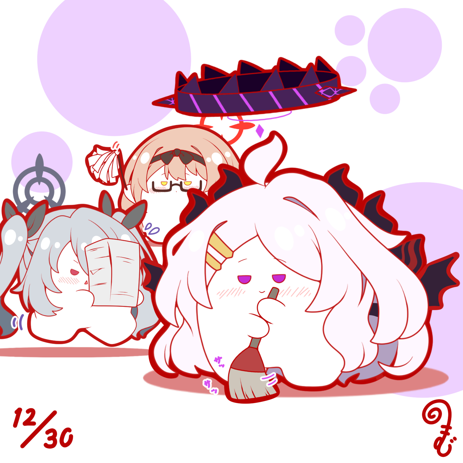 12月のおもちヒナちゃん