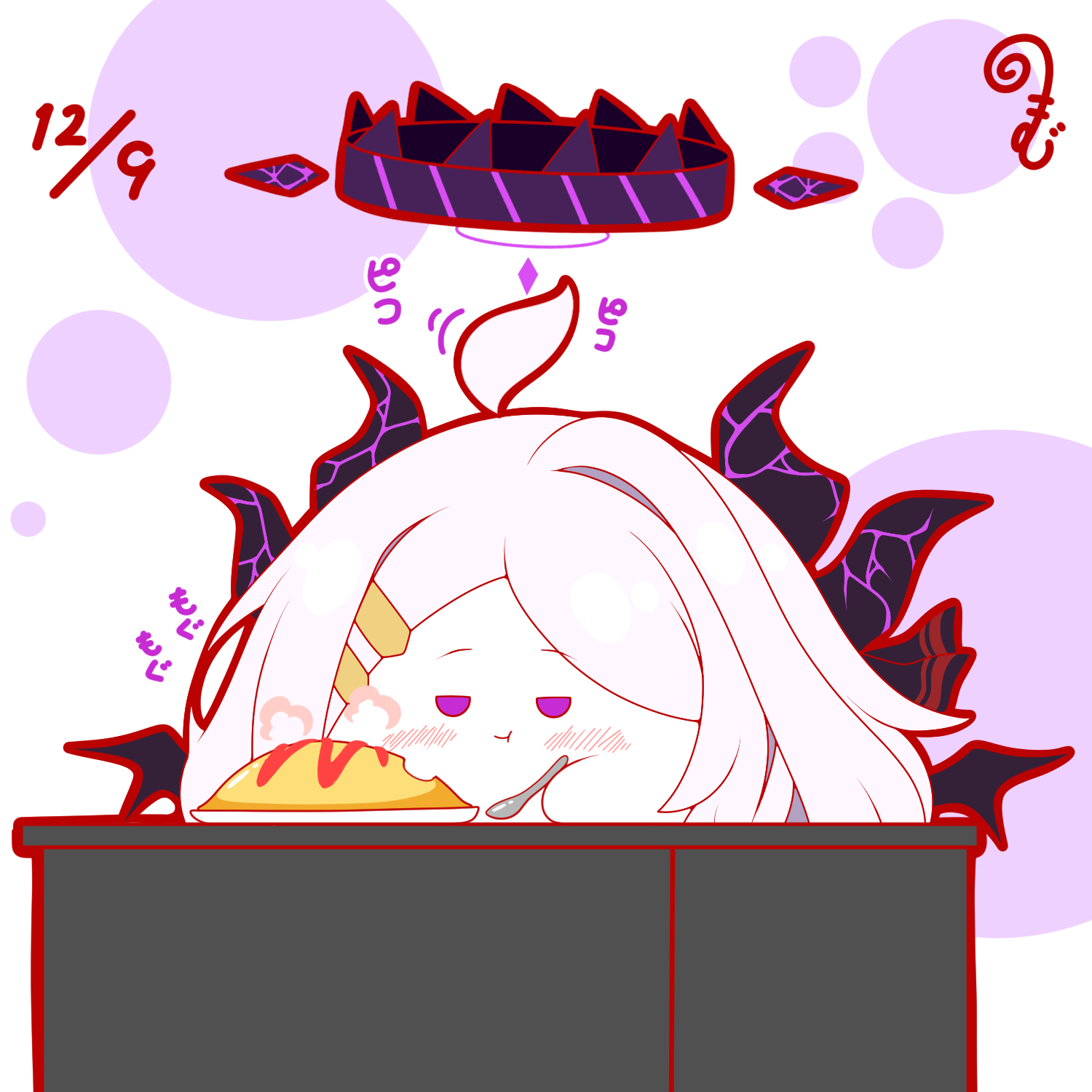 12月のおもちヒナちゃん