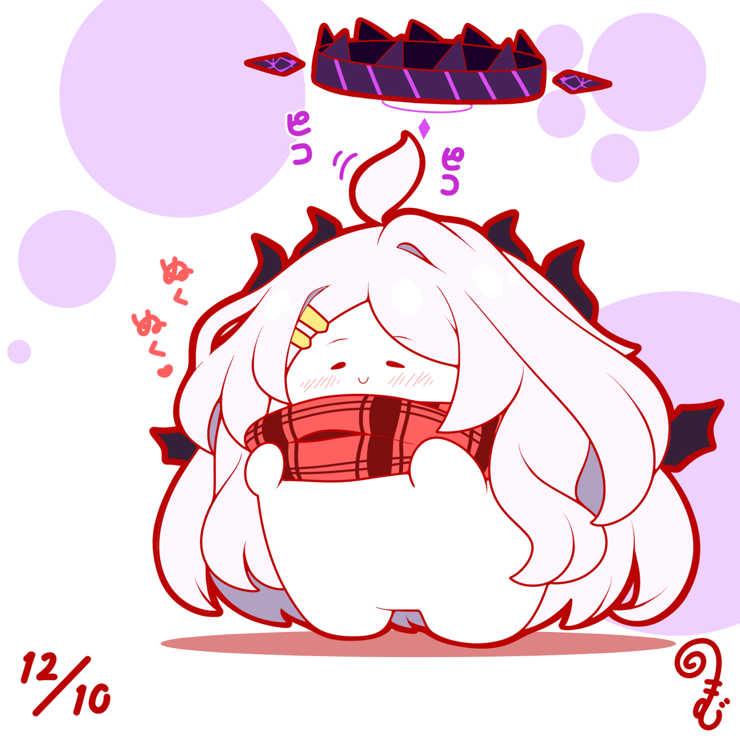 12月のおもちヒナちゃん