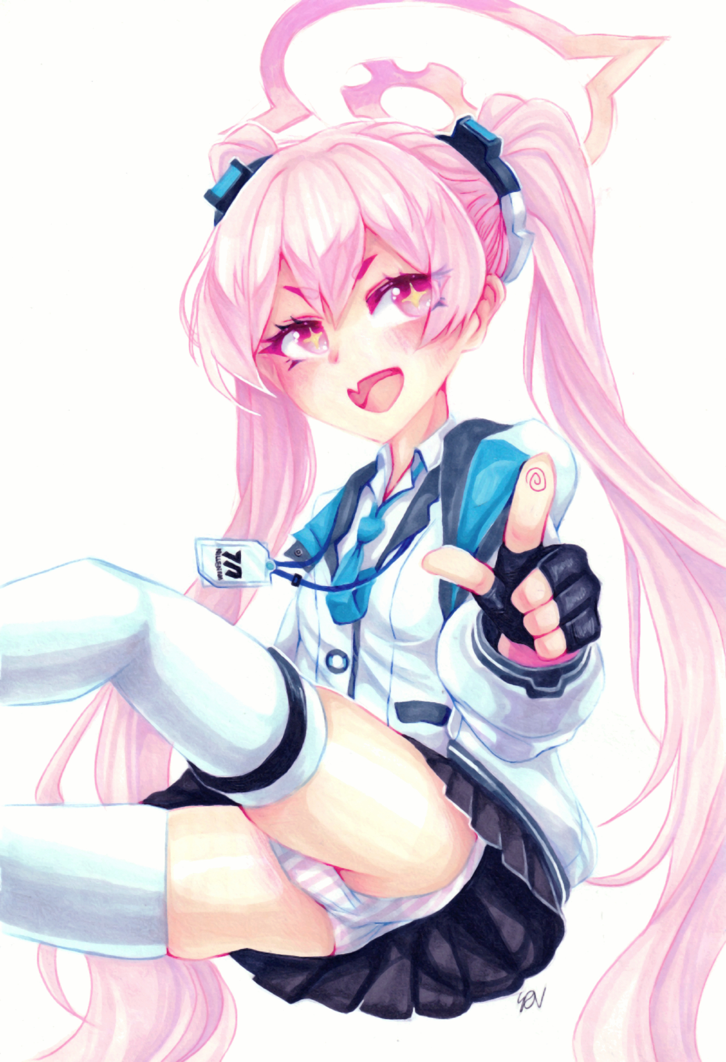 ブルアカ 手描き