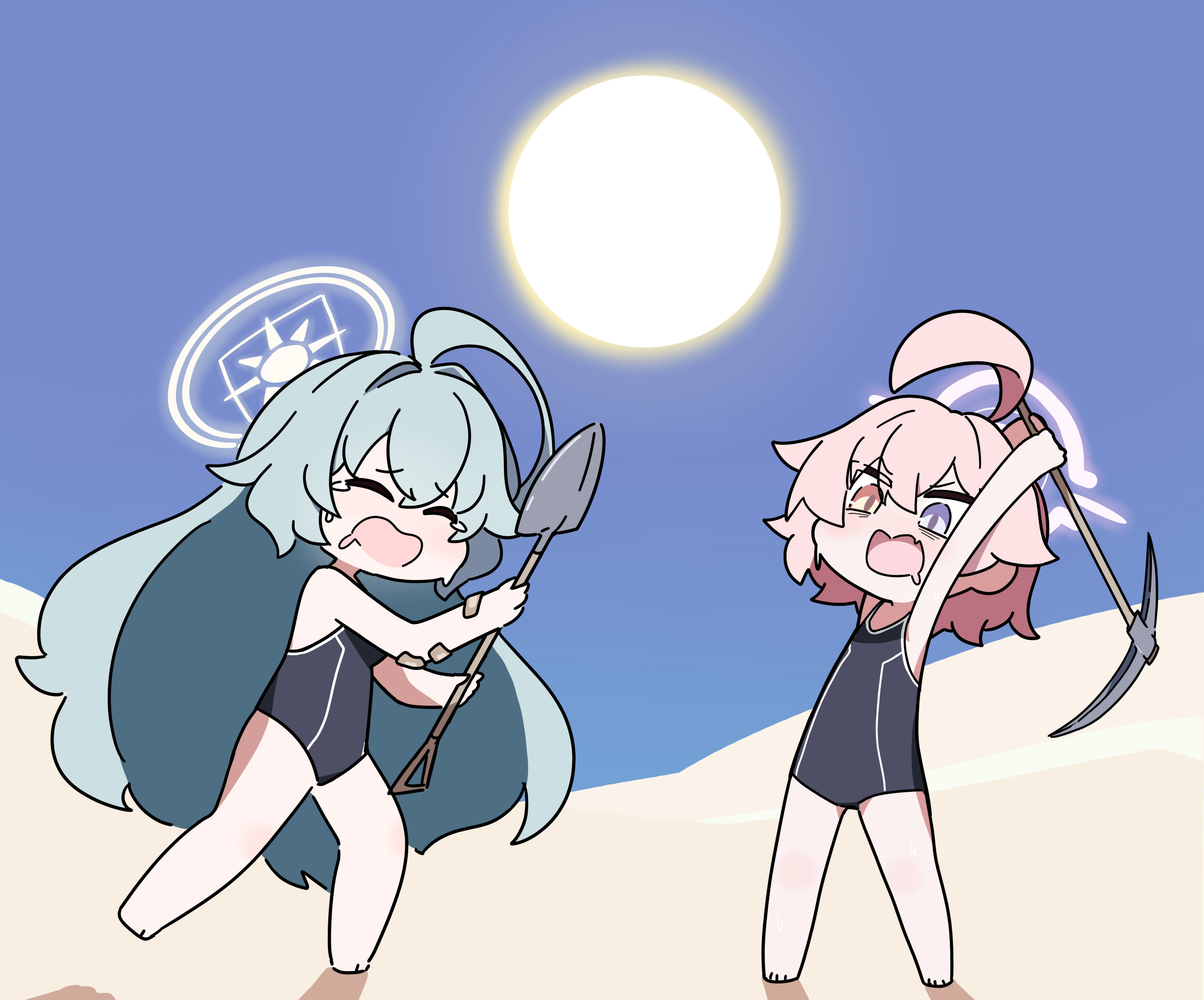 ユメ先輩とホシノちゃん