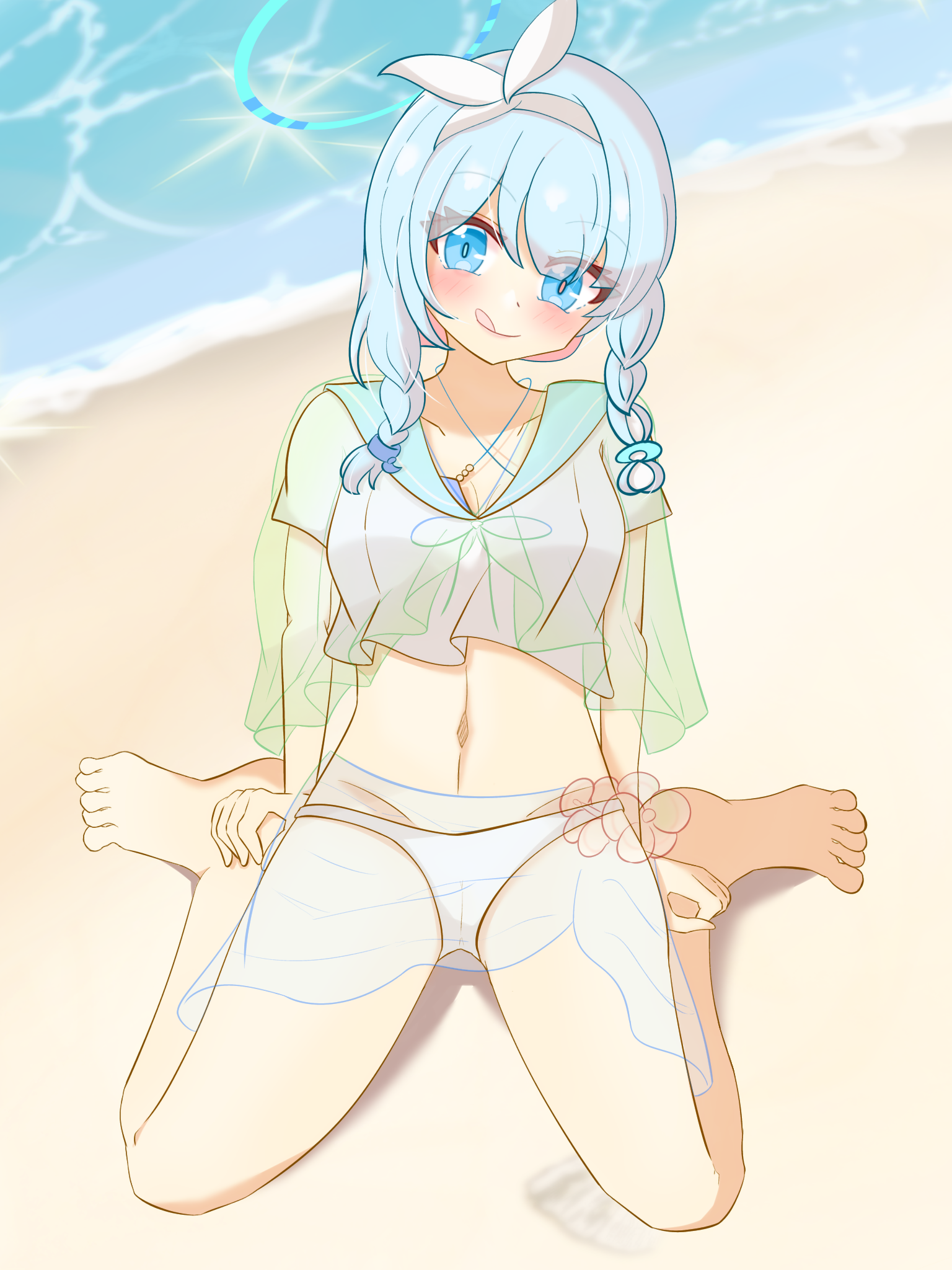 水着アロナちゃん！！