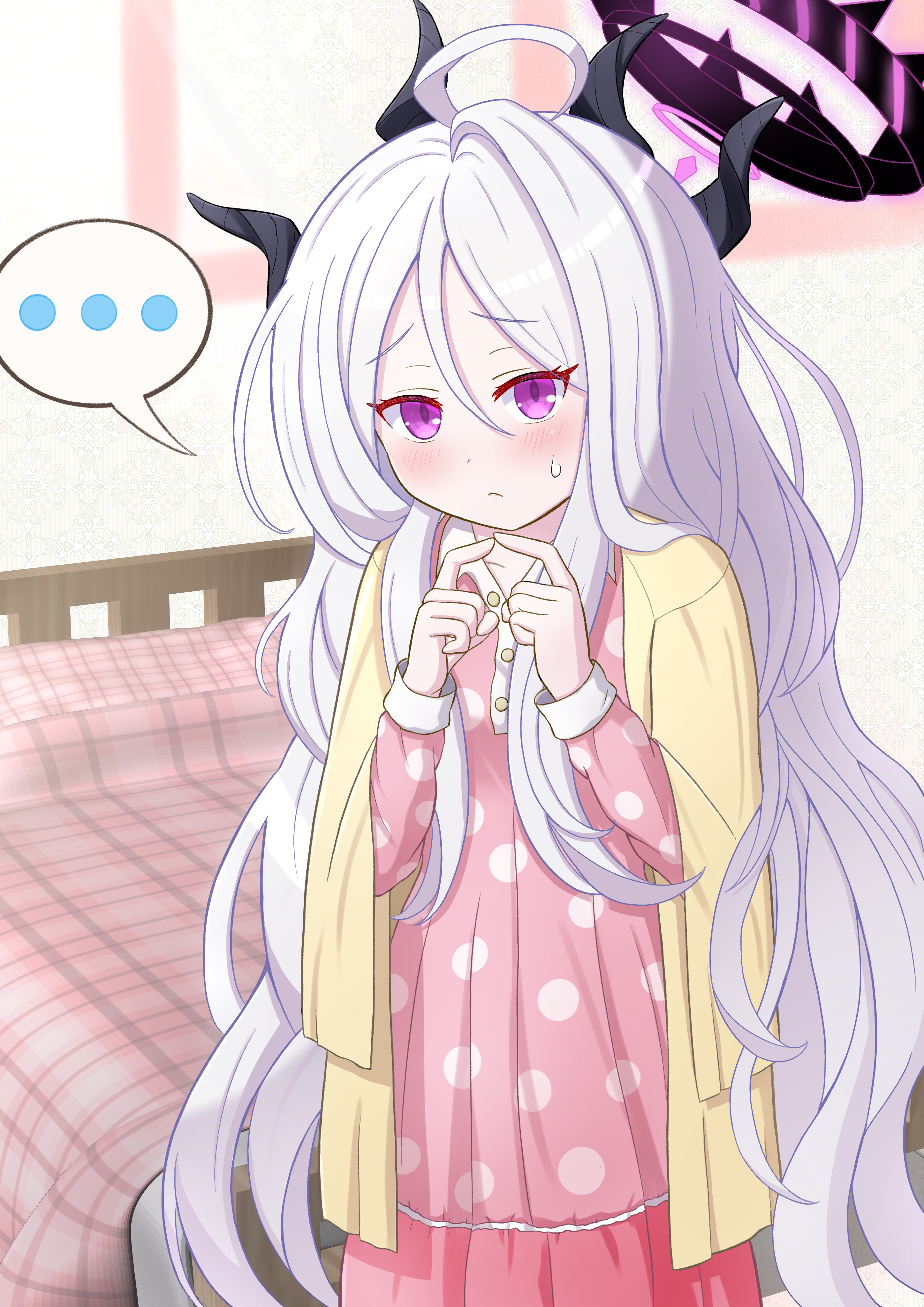 添い寝して欲しそうなヒナ