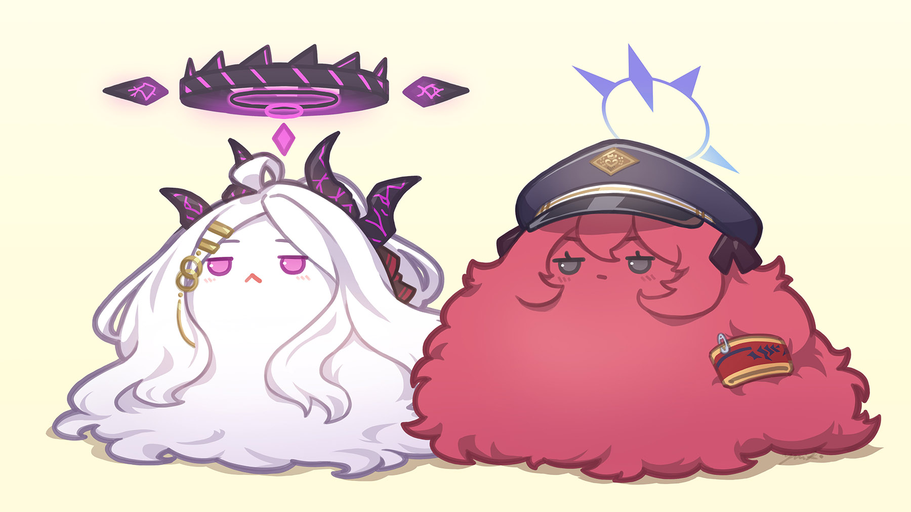 ゲヘナシロモップ&アカモップ