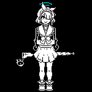Undertale風ドット：アロナ