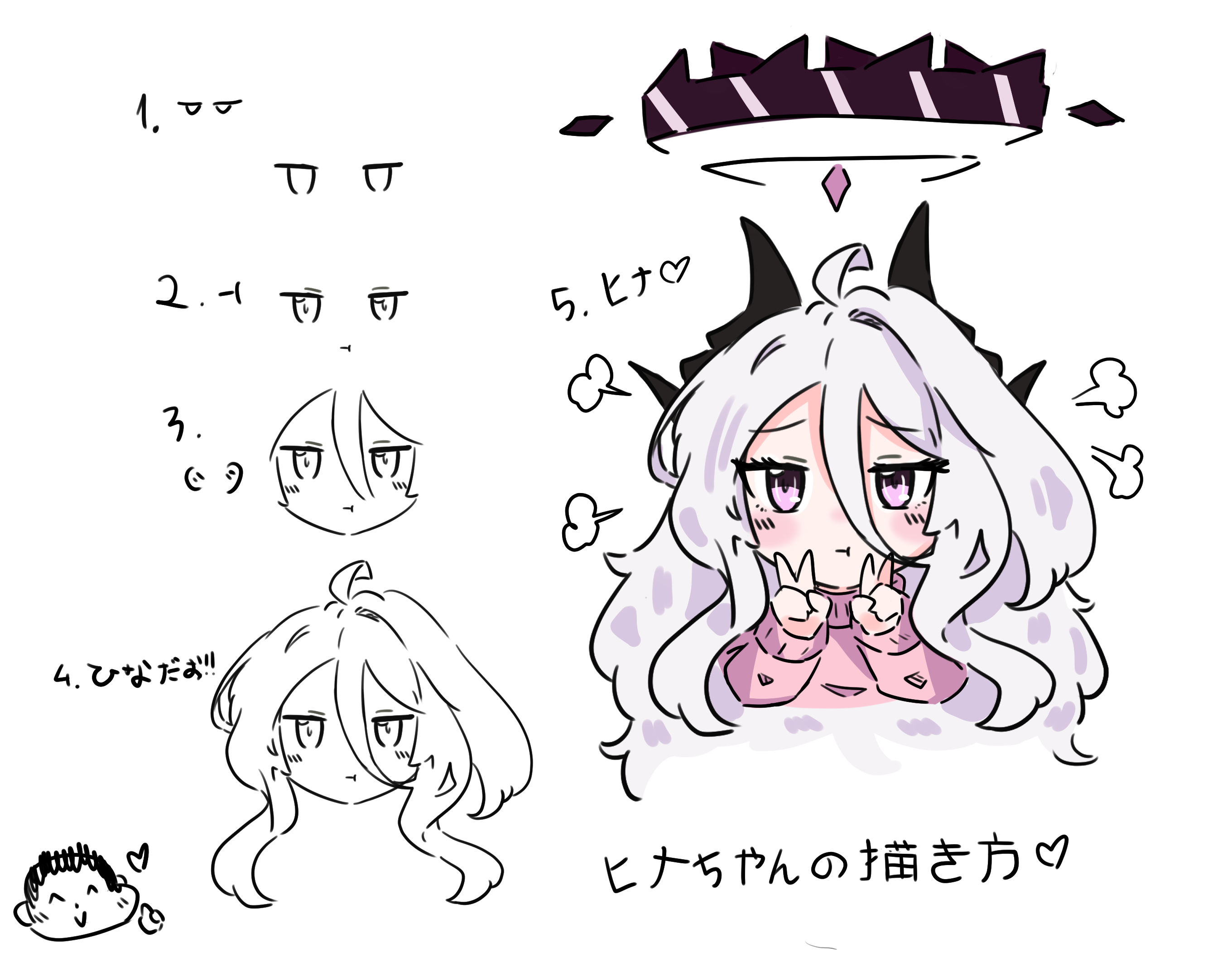ヒナちゃんの描き方～