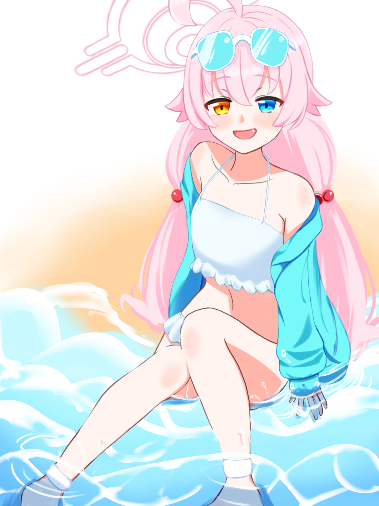 先生〜お水が冷たいね〜