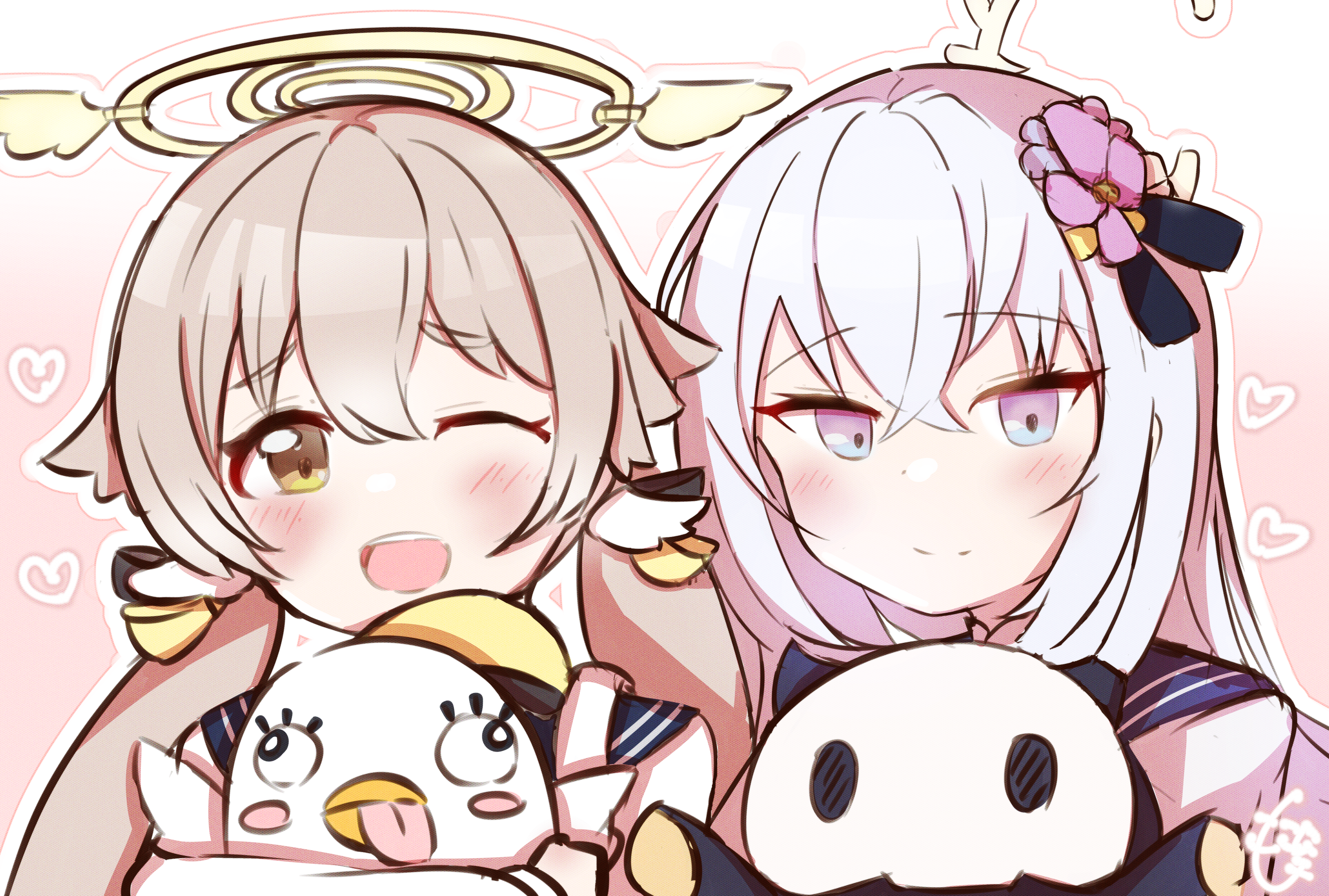 【ブルアカ】阿慈谷ヒフミ& 白洲アズサ