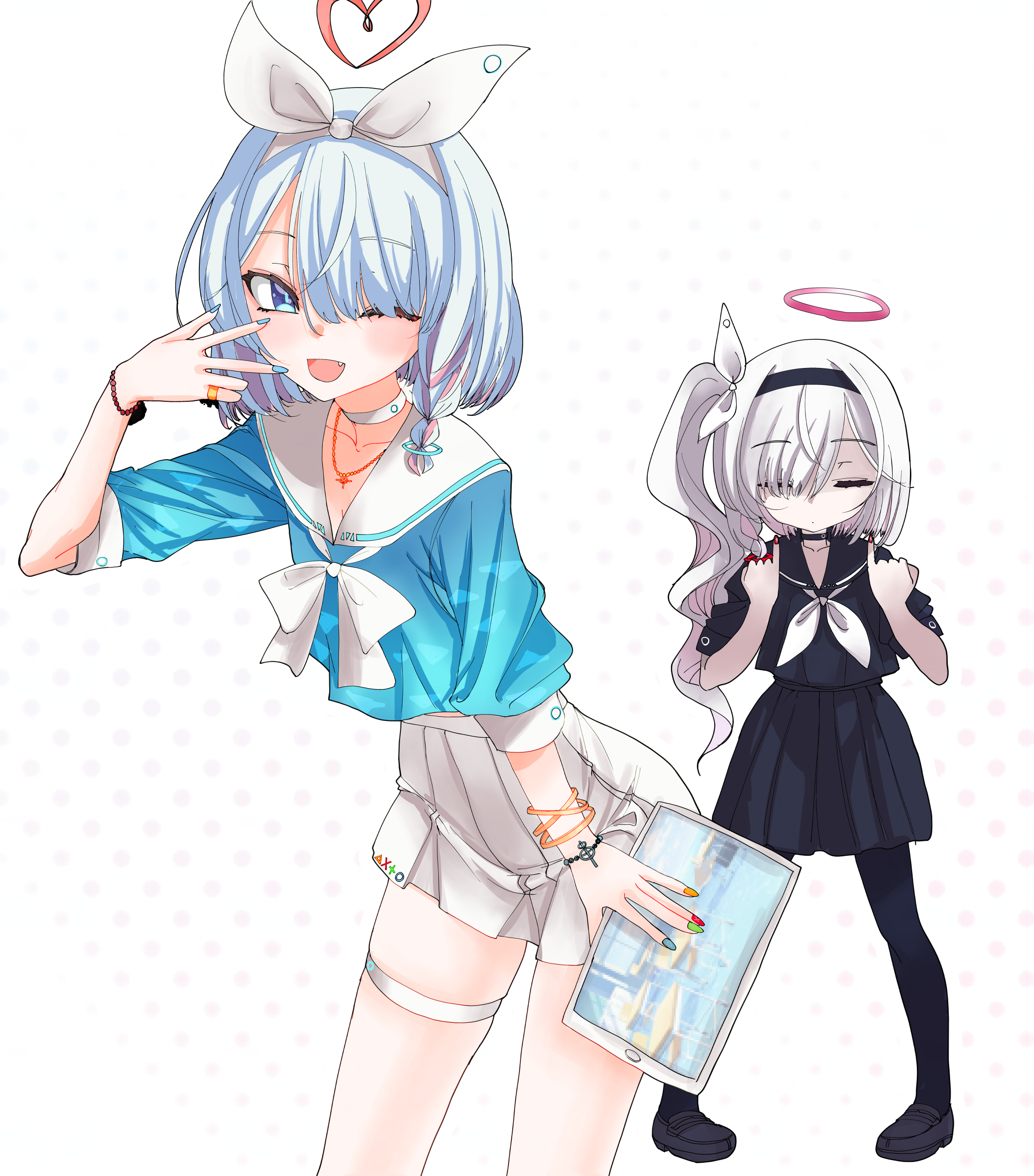 キララ風アロナと小指立てるプラナ