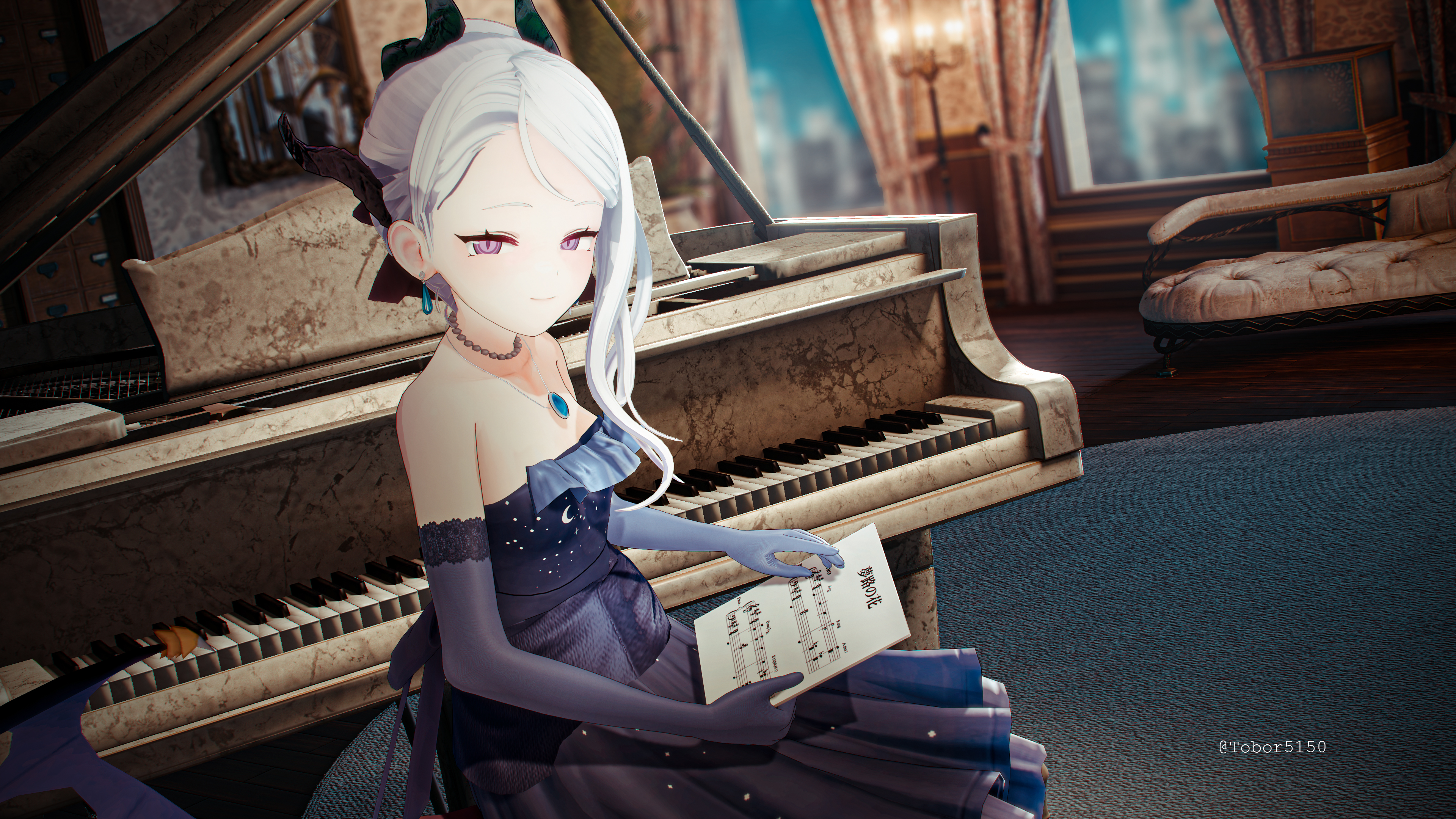 Purple dress