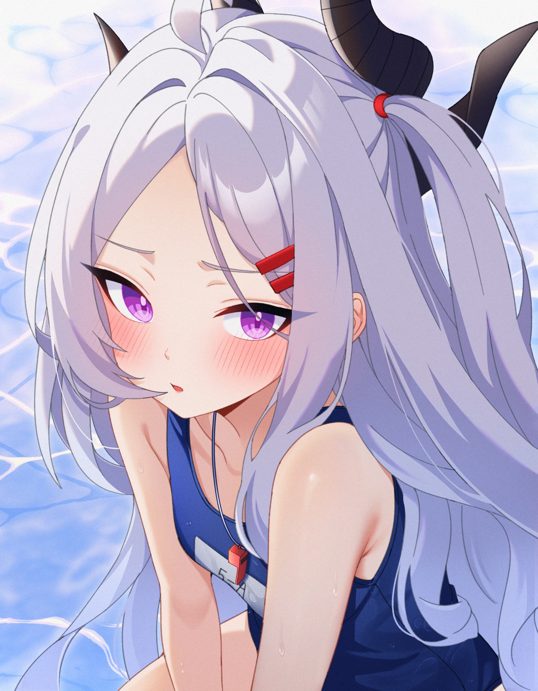 先生…泳ぎ方…教えて？