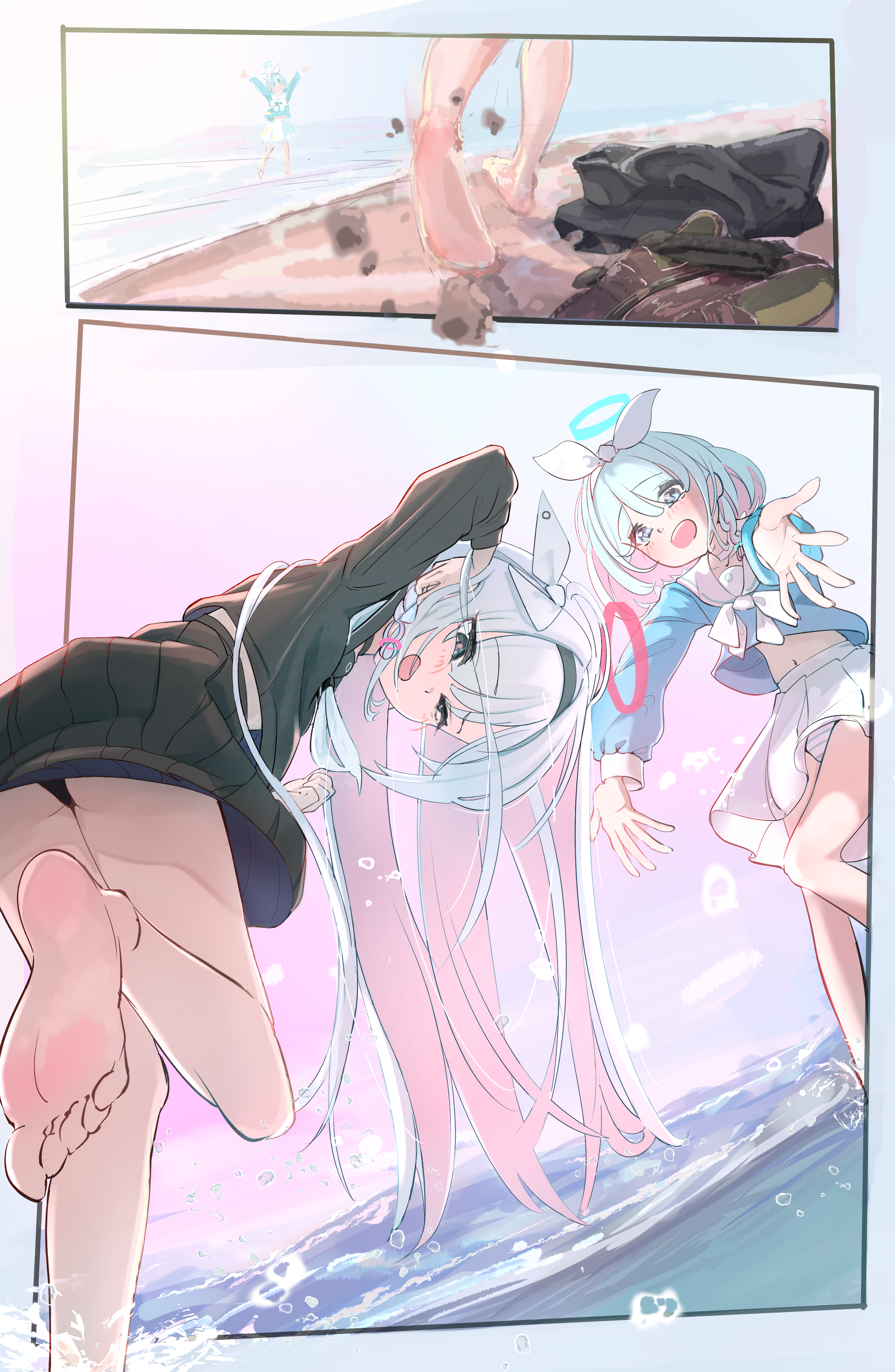 アロナとプラナ　ー水遊びー
